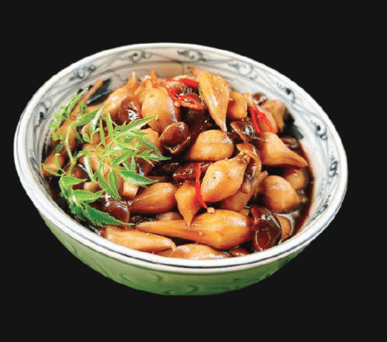 Hình ảnh Hủ dừa kho nấm bào thủ chay