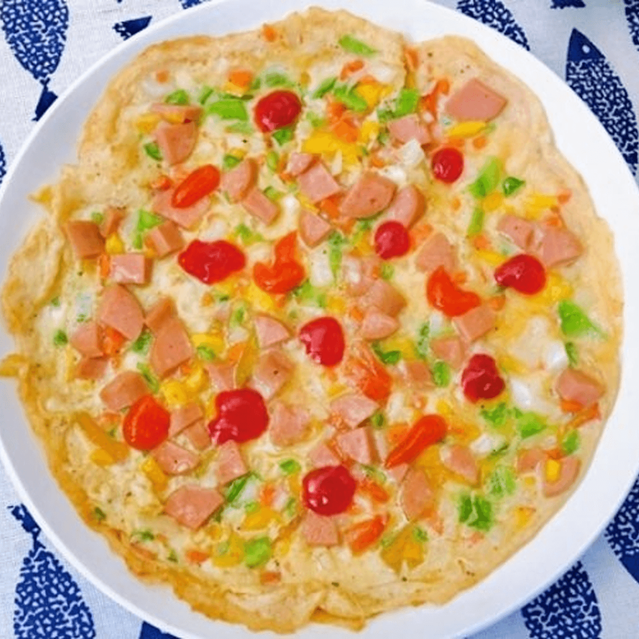 Hình ảnh Cơm trứng chiên xúc xích