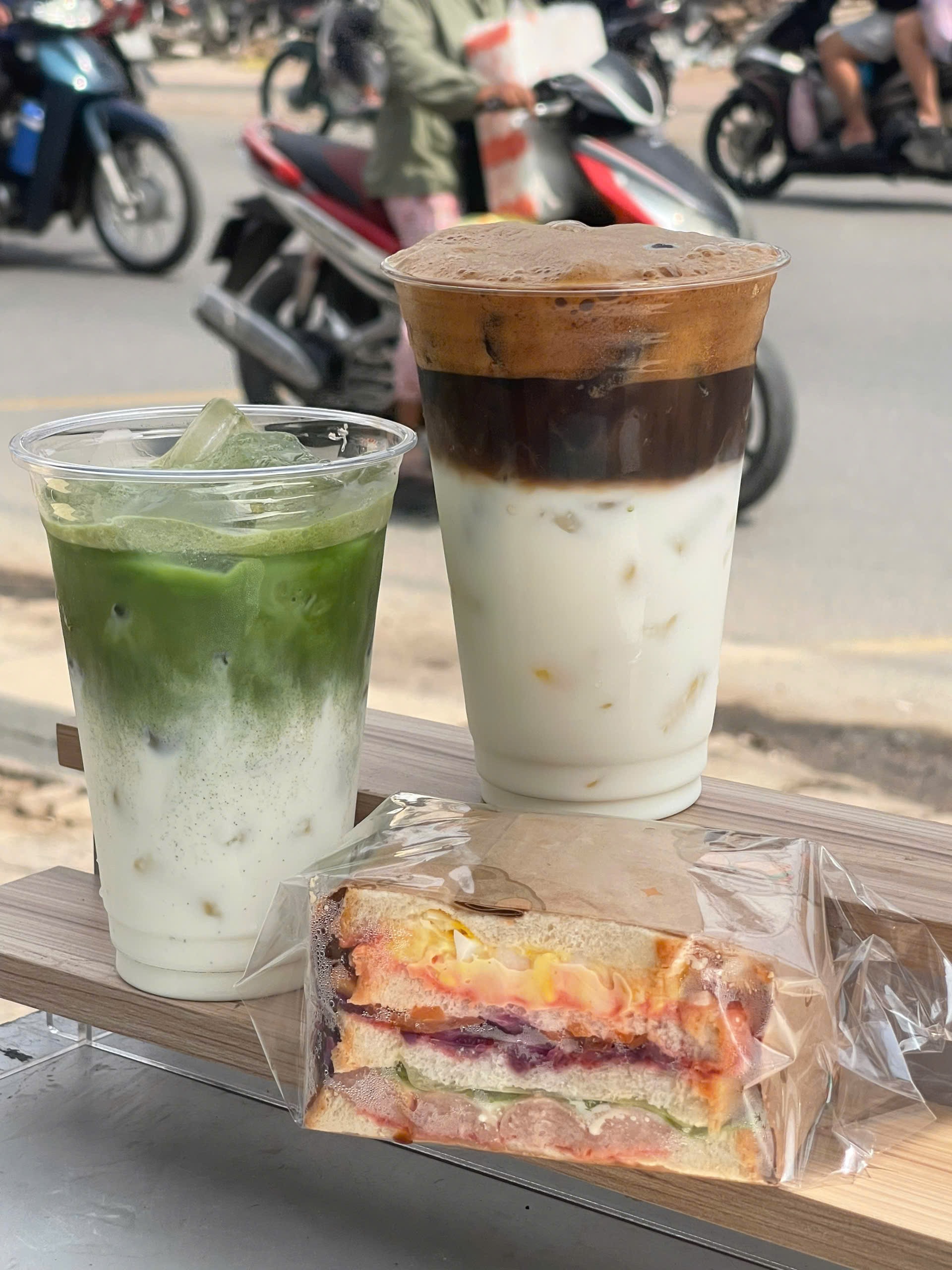 Hình ảnh Double SANDWICH+MATCHA SAKURA