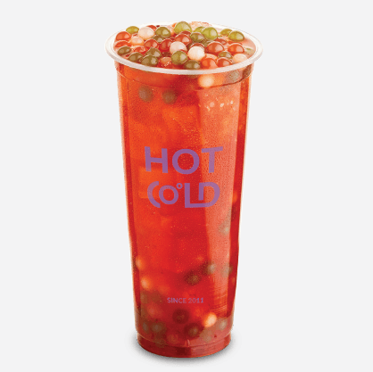 Hình ảnh Trà dâu bong bóng
