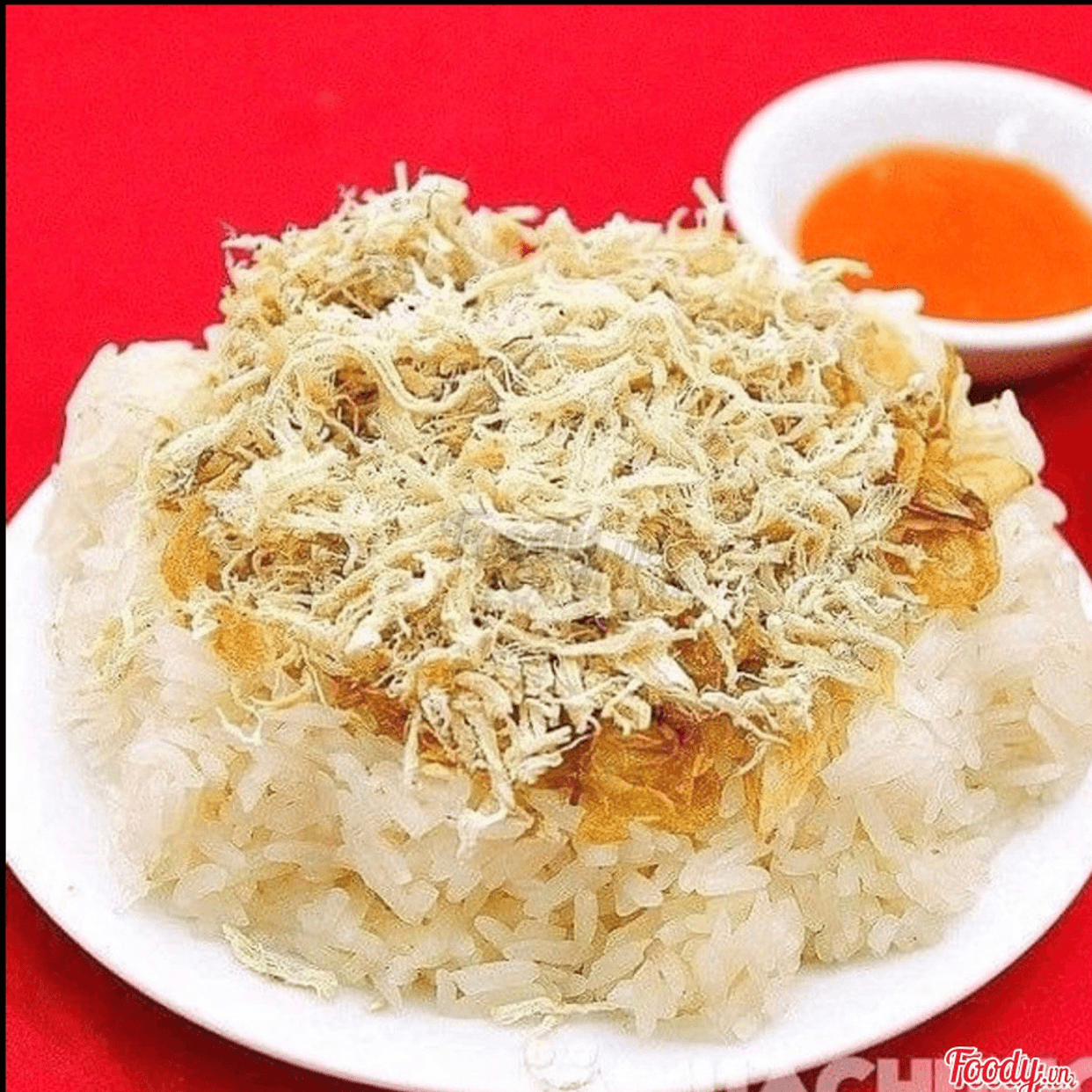 Hình ảnh Xôi gà chà bông - hành phi