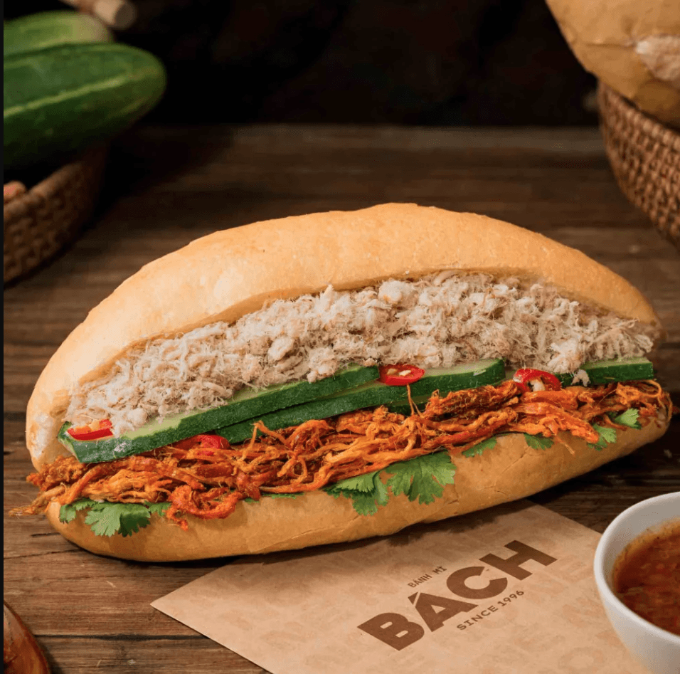 Hình ảnh Bánh mì bò khô ruốc