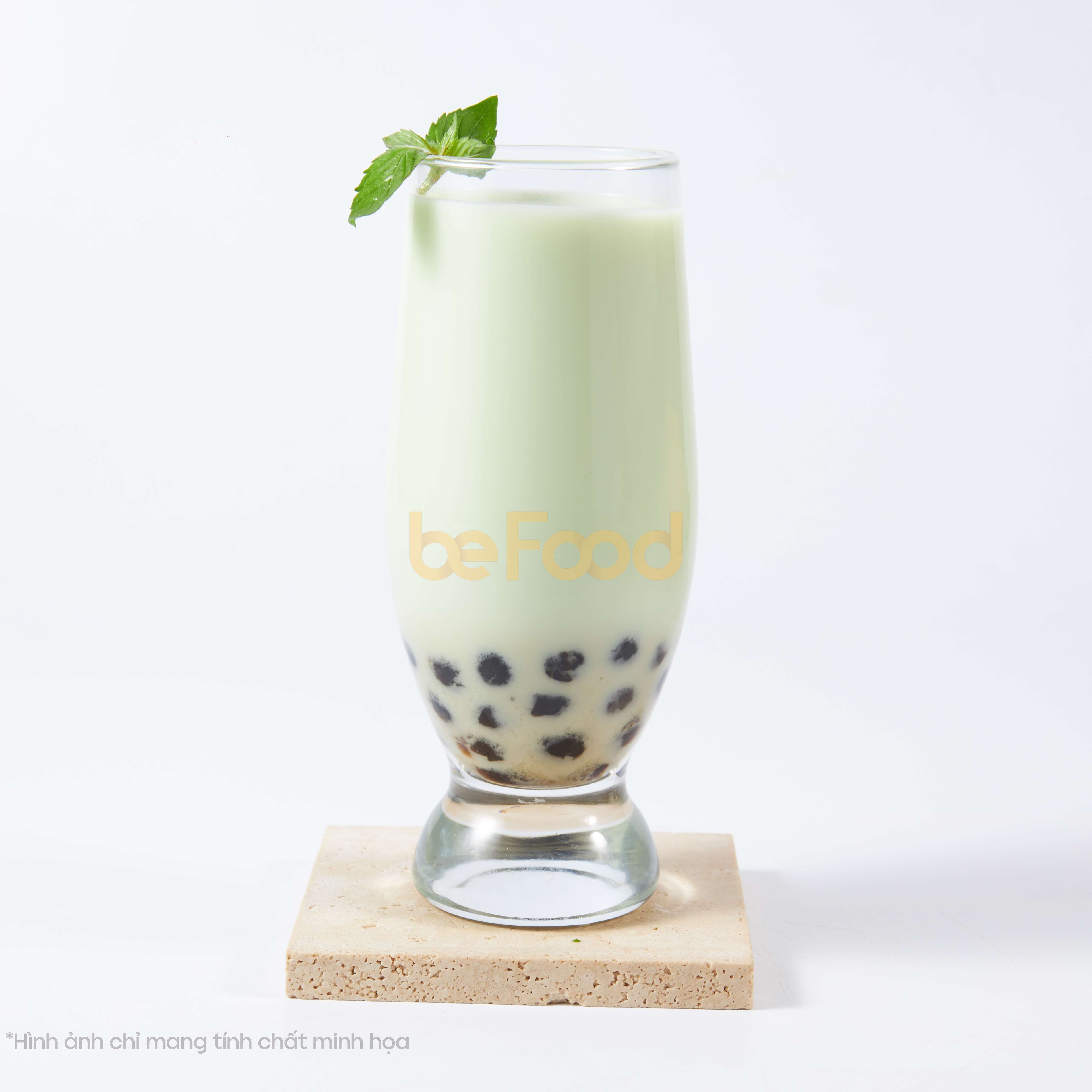 Hình ảnh Sữa tươi bạc hà trân châu