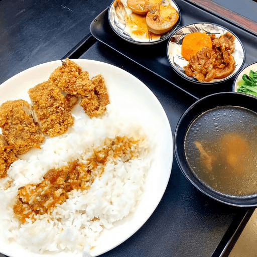 Hình ảnh Set cơm đùi gà chiên