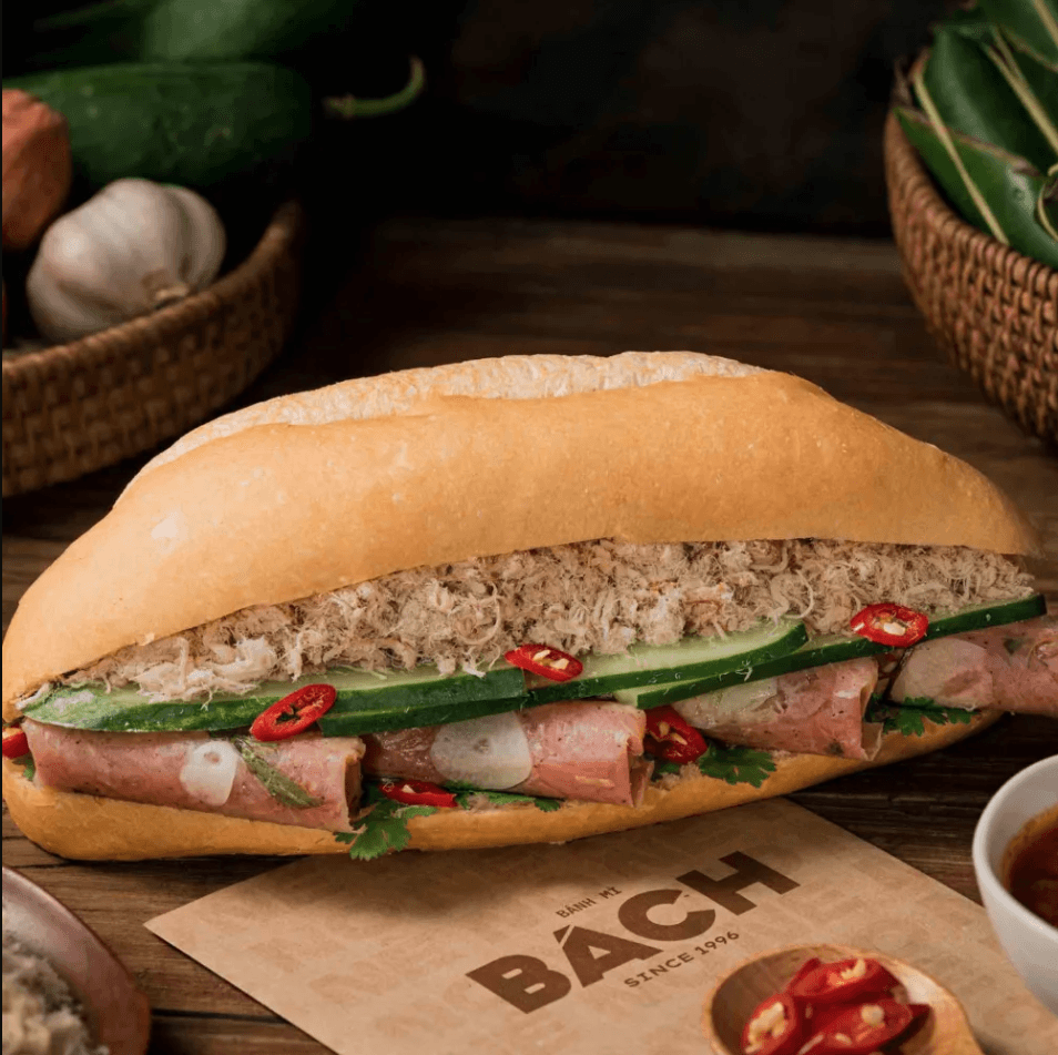 Hình ảnh Bánh mì nem bò