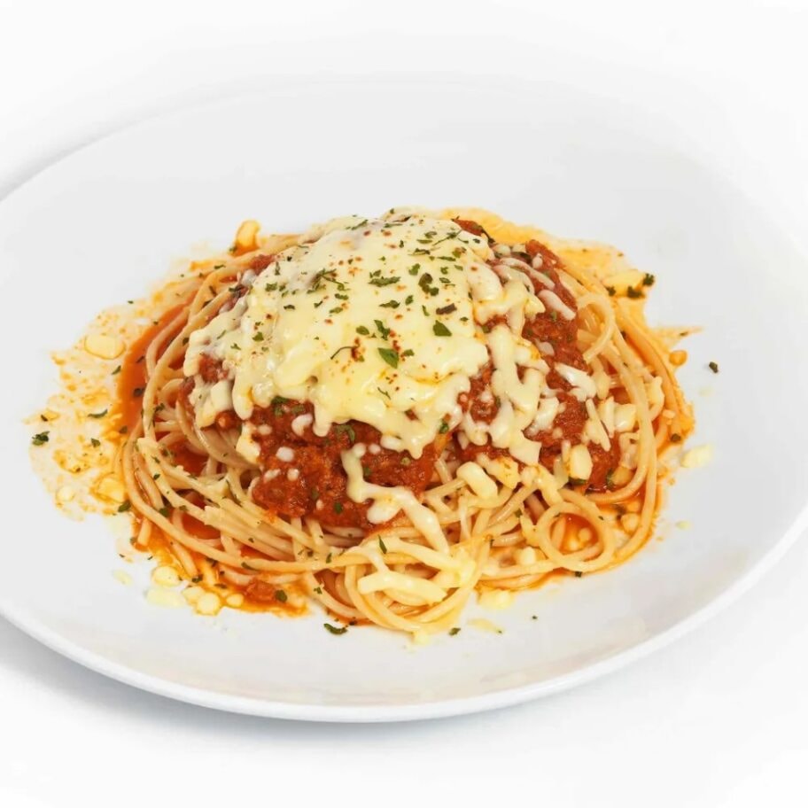 Hình ảnh Mì Ý bò bằm bỏ lò - bolo & cheese