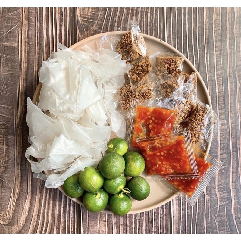 Hình ảnh Bánh tráng sate tắc
