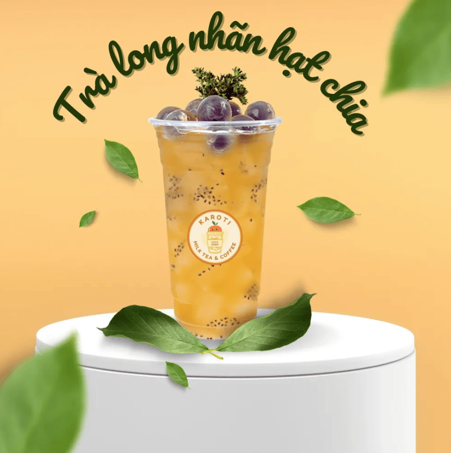 Hình ảnh Trà long nhãn hạt chia