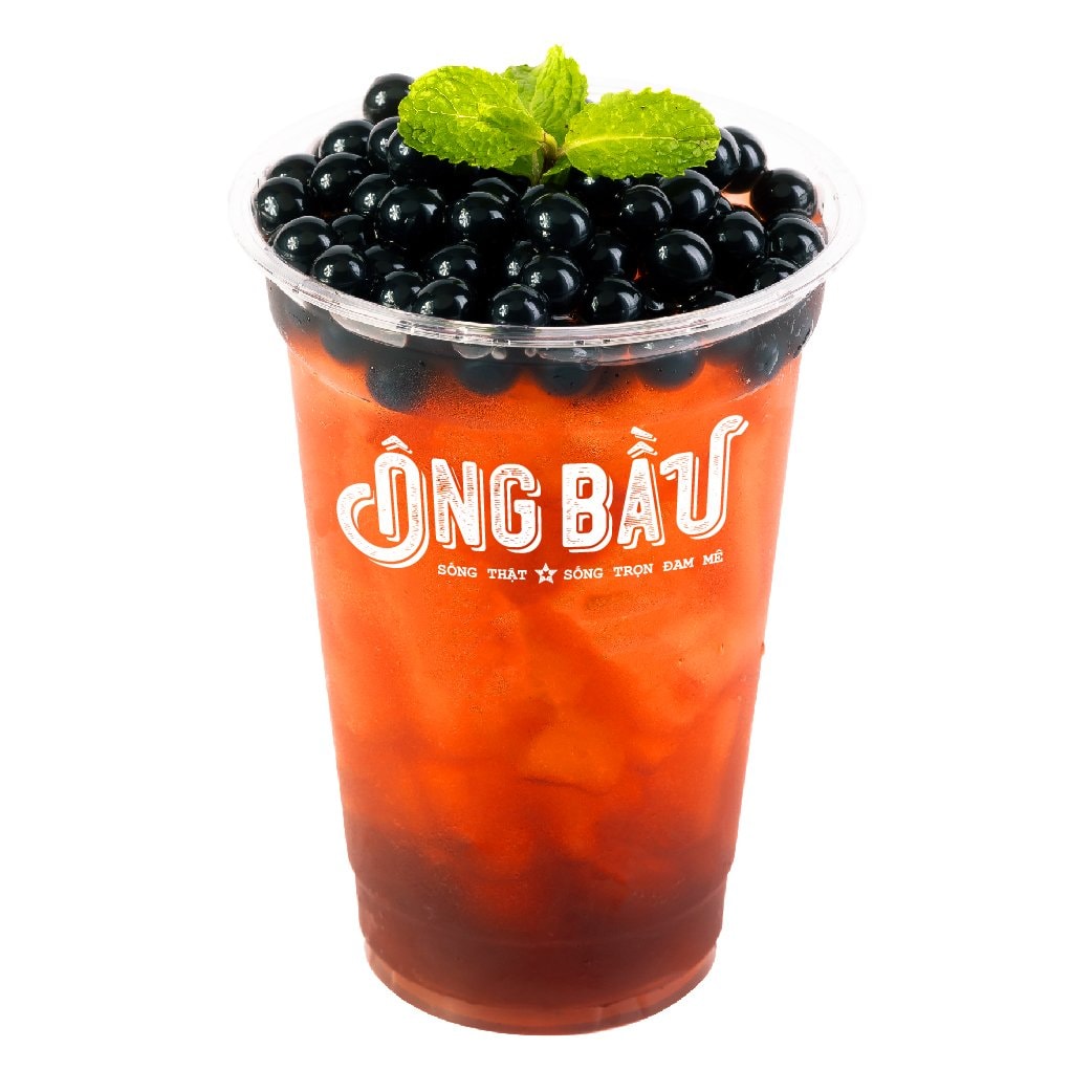 Hình ảnh Trà ổi hồng hạt boba Size M