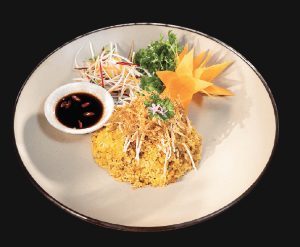Hình ảnh Cơm chiên ngũ sắc chay