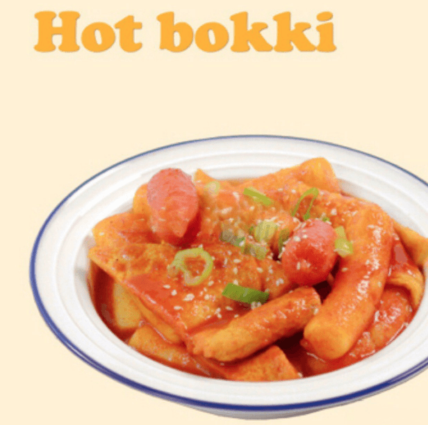 Hình ảnh Hot bokki sôt chua ngọt hàn quốc