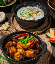 Hình ảnh Suất 3 ếch 1 cháo