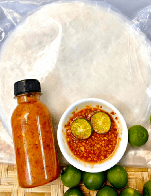 Hình ảnh Bánh tráng nước sốt