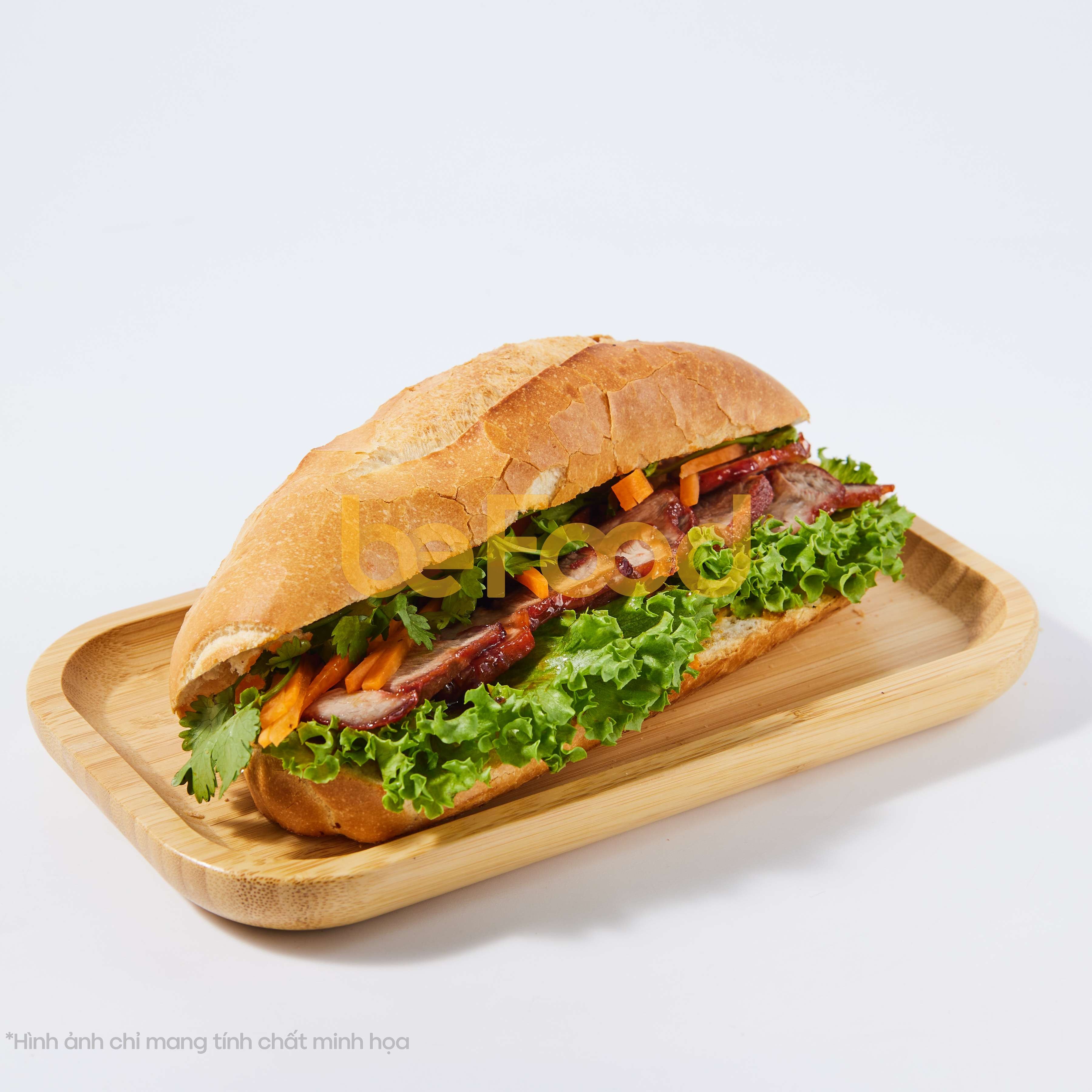 Hình ảnh Bánh mỳ pate xá xíu