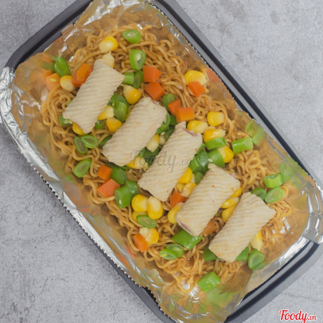 Hình ảnh Mì Trộn Mực Xoắn