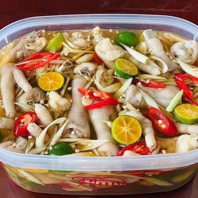 Hình ảnh Chân gà sả tắc rút xương