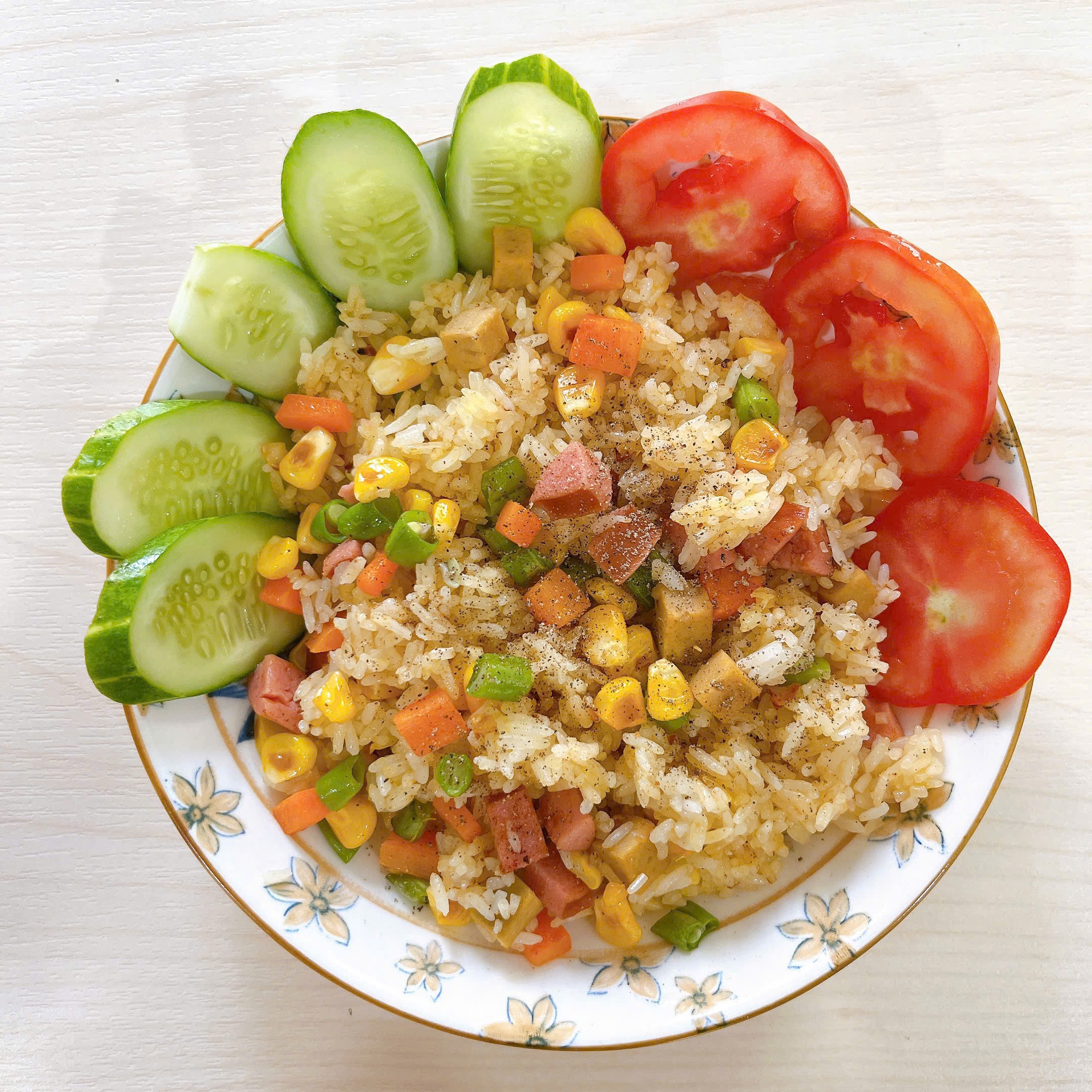 Hình ảnh Cơm chiên Dương Châu chay