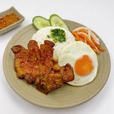 Hình ảnh Cơm sườn trứng ốp la