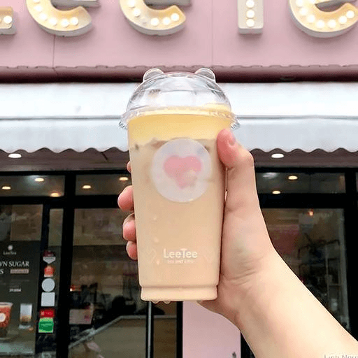 Hình ảnh Hồng trà sữa kem trứng brulee