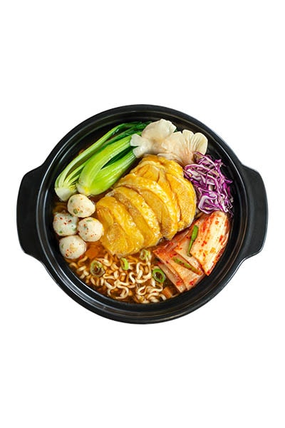 Hình ảnh Mì Kim chi gà