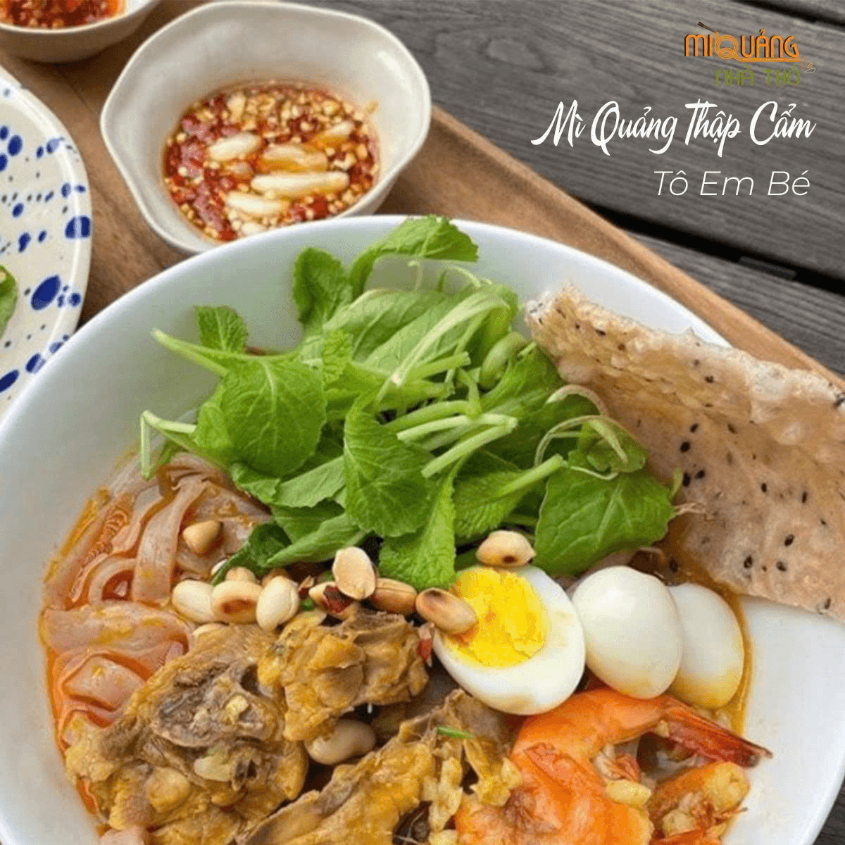 Hình ảnh Mì quảng phần em bé