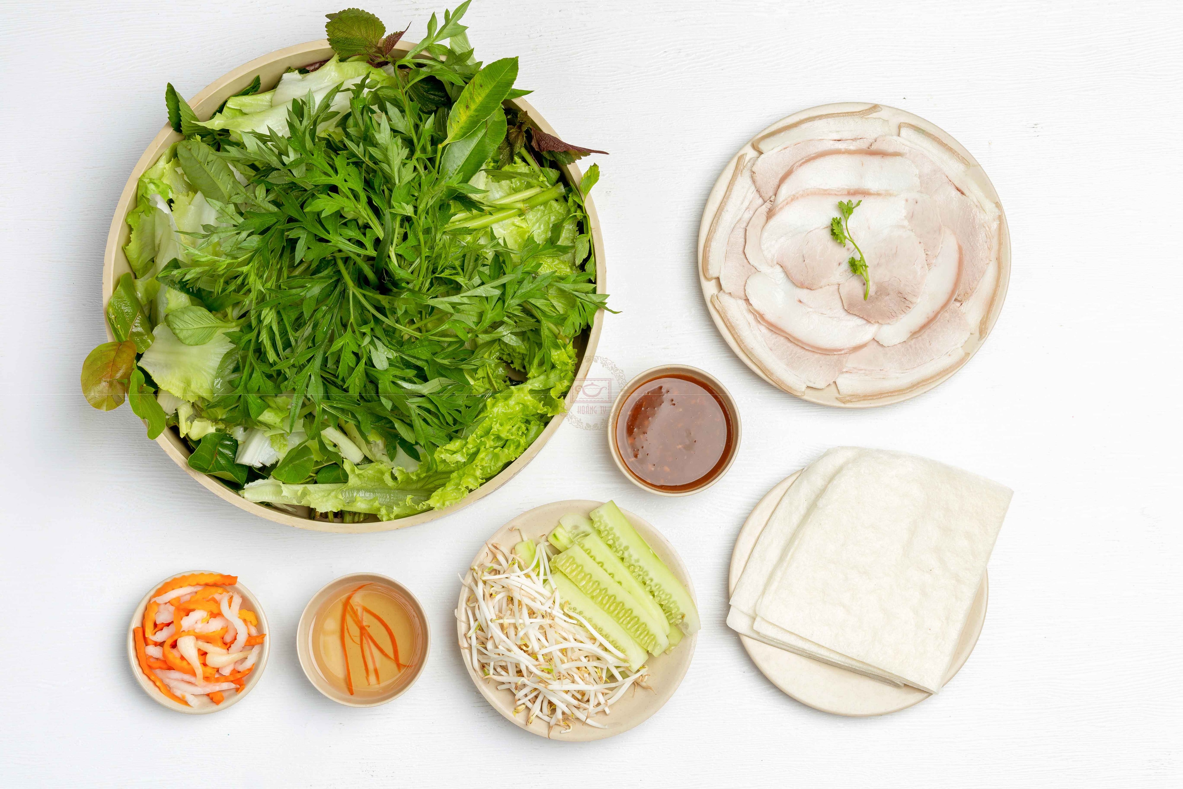 Hình ảnh Bánh Tráng Thịt Đùi - 2 Người