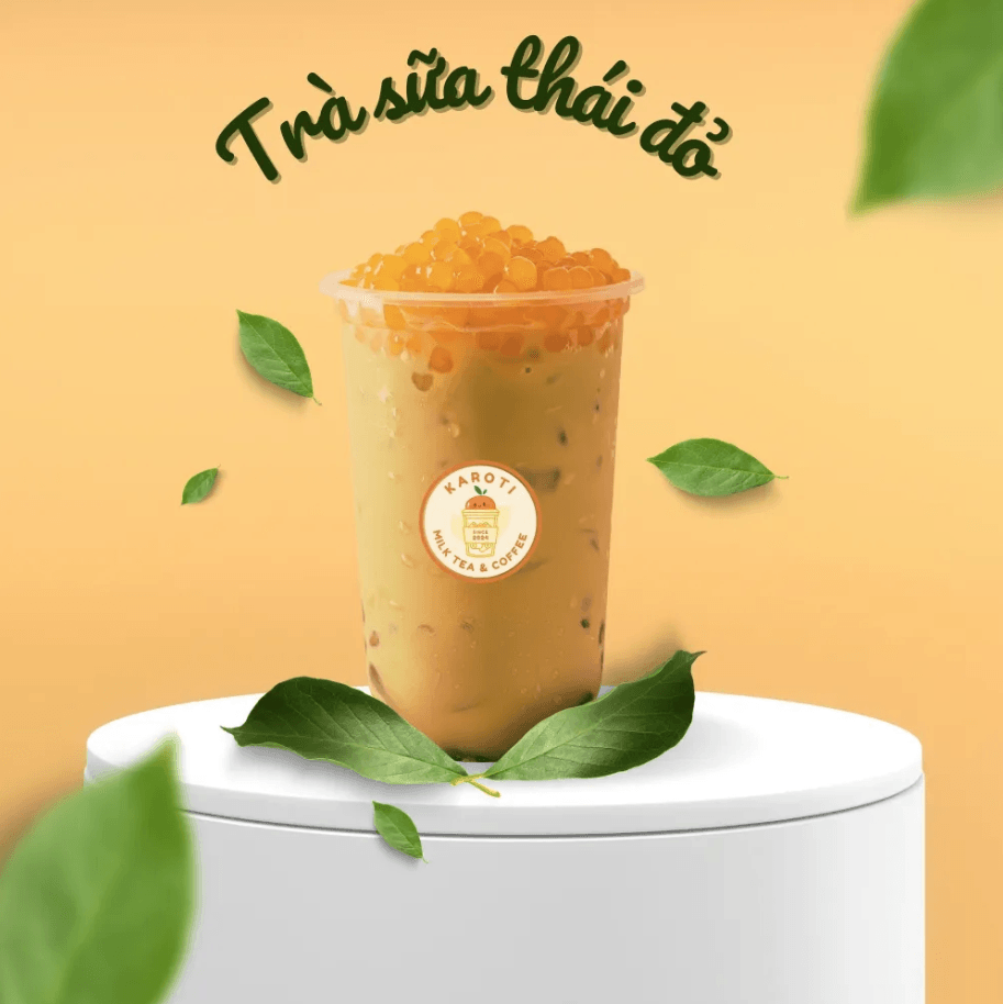 Hình ảnh Trà sữa thái đỏ