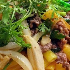 Hình ảnh Nui xào bò+MIỄN PHÍ NƯỚC MÍA LY LỚN 