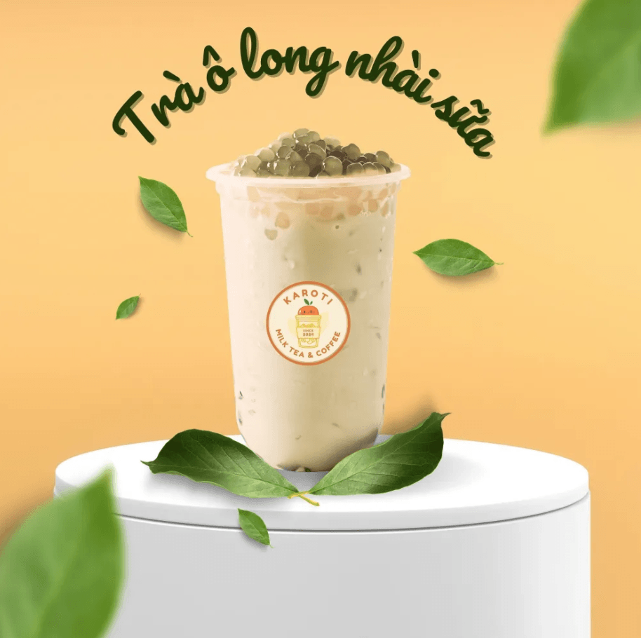 Hình ảnh Trà olong nhài sữa