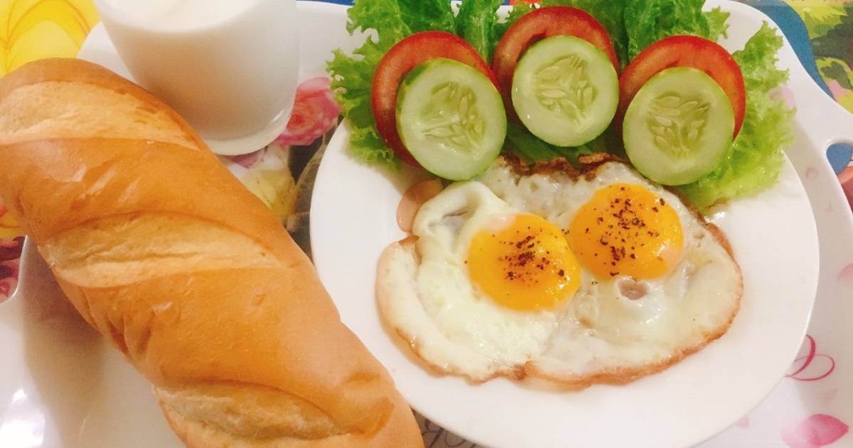 Hình ảnh Bánh mì ốp la trứng 