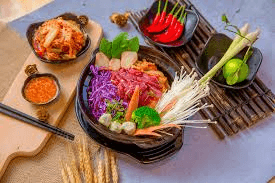 Hình ảnh Mỳ kim chi - bò - sườn non