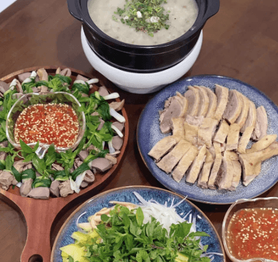 Hình ảnh Cháo gỏi vịt