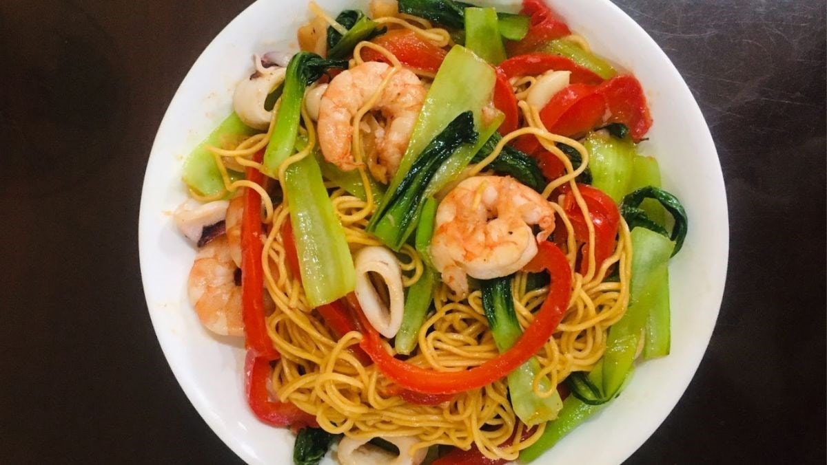 Hình ảnh Mì xào hải sản