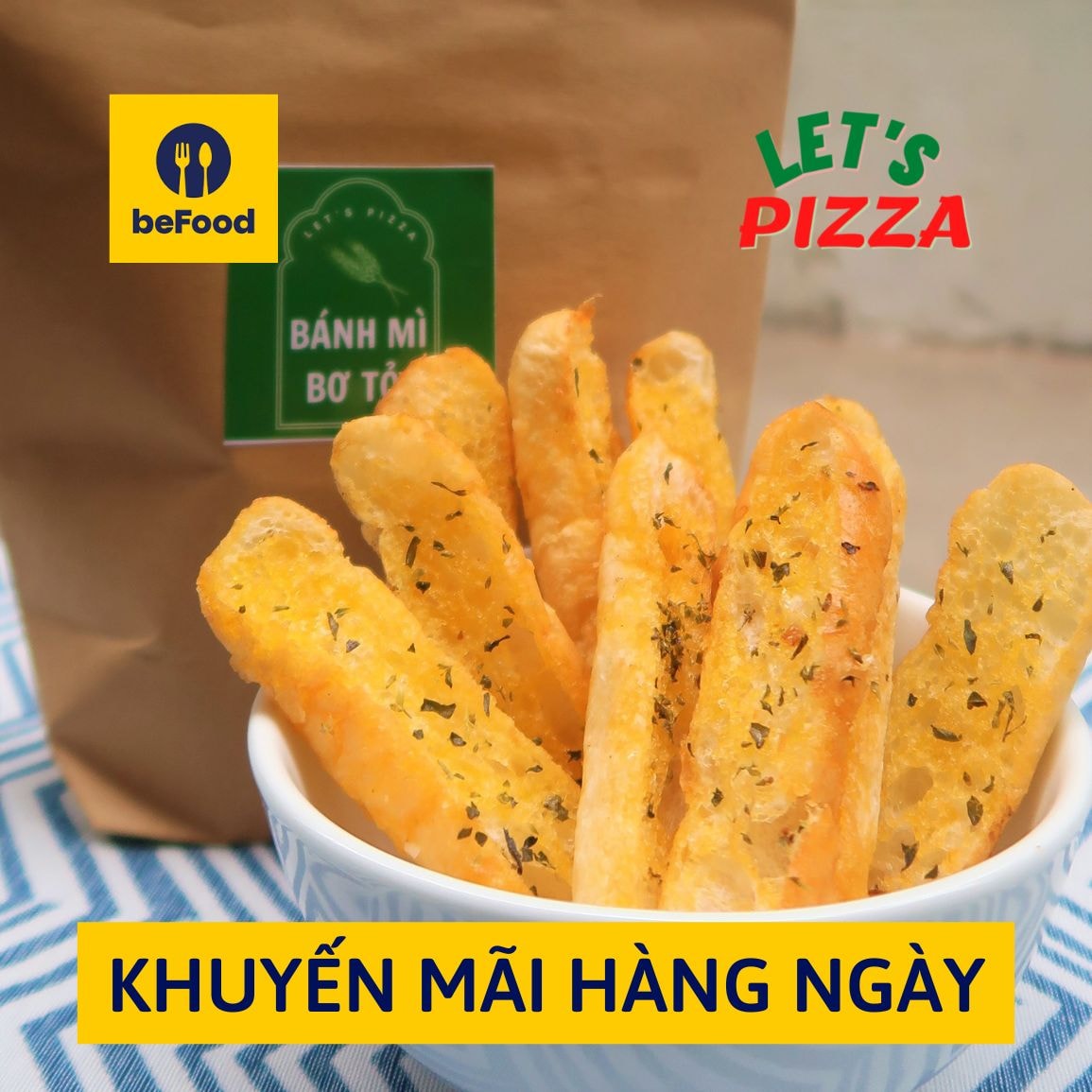 Hình ảnh Bánh Mì Bơ Tỏi