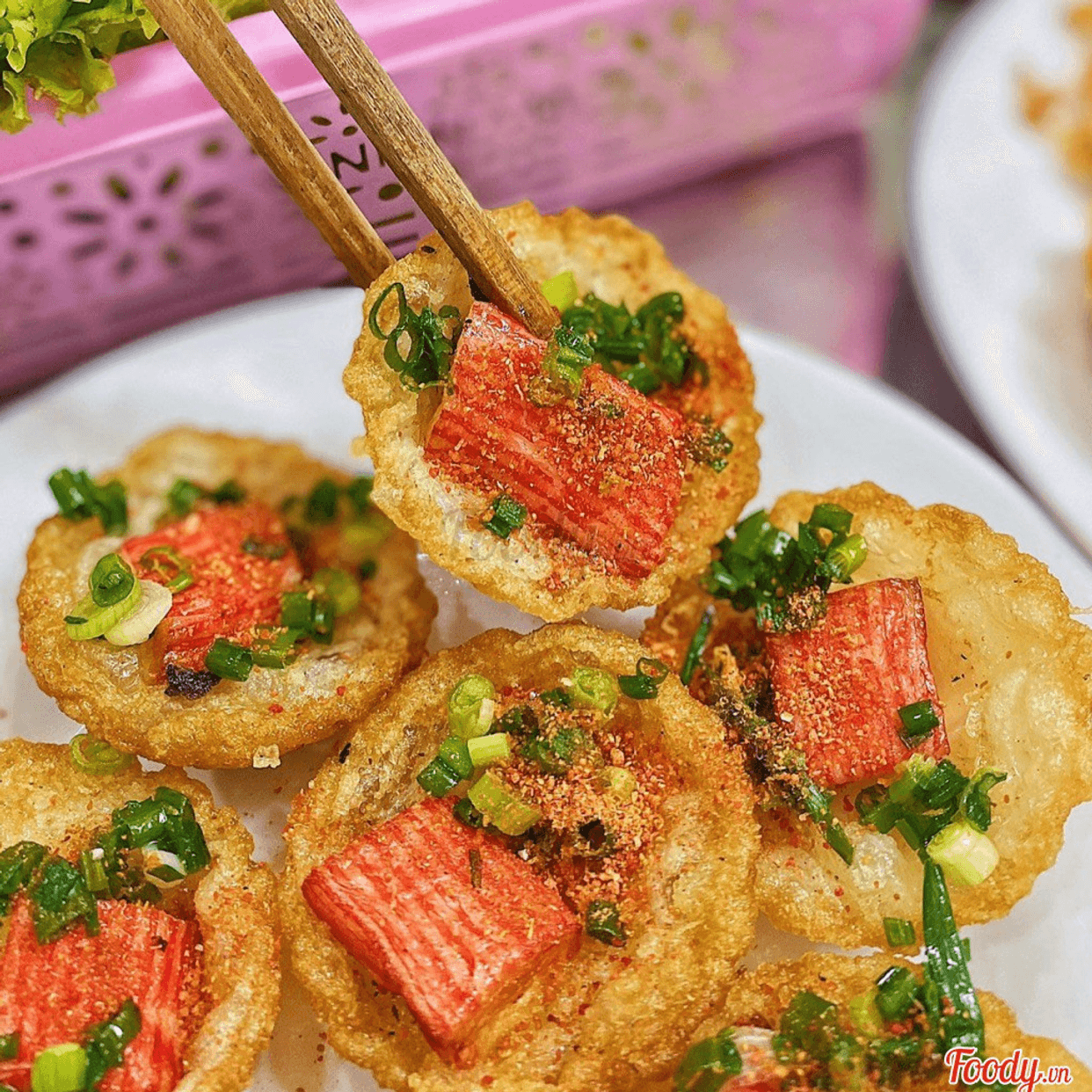 Hình ảnh Bánh khọt thanh cua - mực (4 thanh cua - 3 mực)