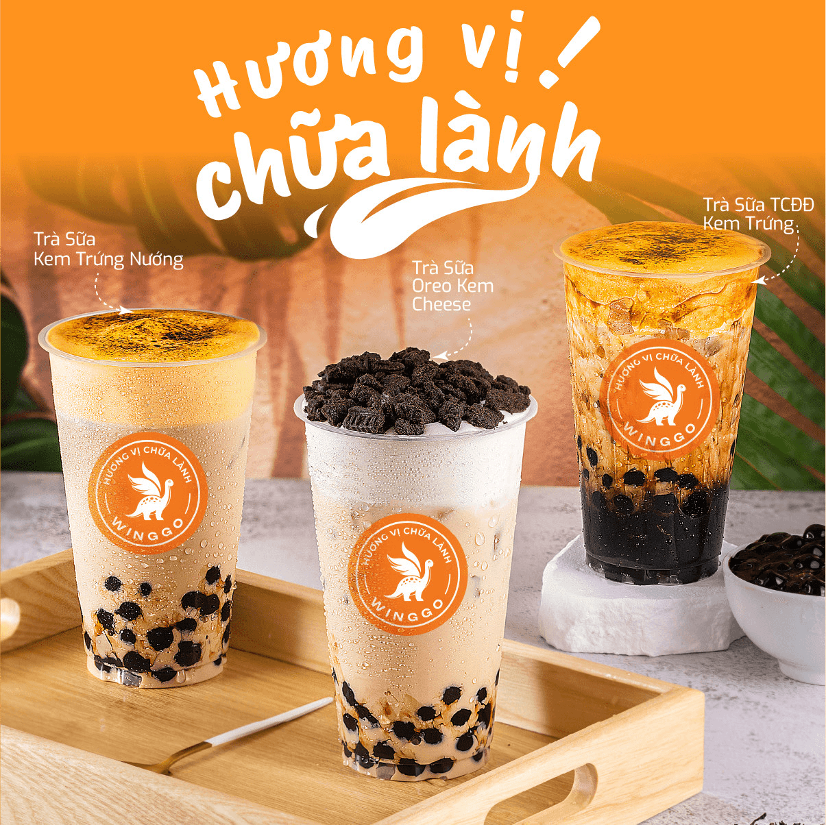 Hình ảnh Trà Sữa Winggo - Trà Sữa Kem Trứng Nướng, Trà Hoa Quả & Matcha - 93A Tuệ Tĩnh