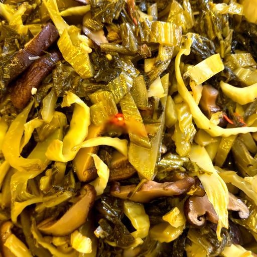 Cải chua xào nấm