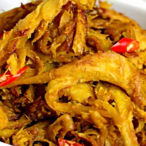 Căn kho sả - Braised vital wheat gluten with lemongrass