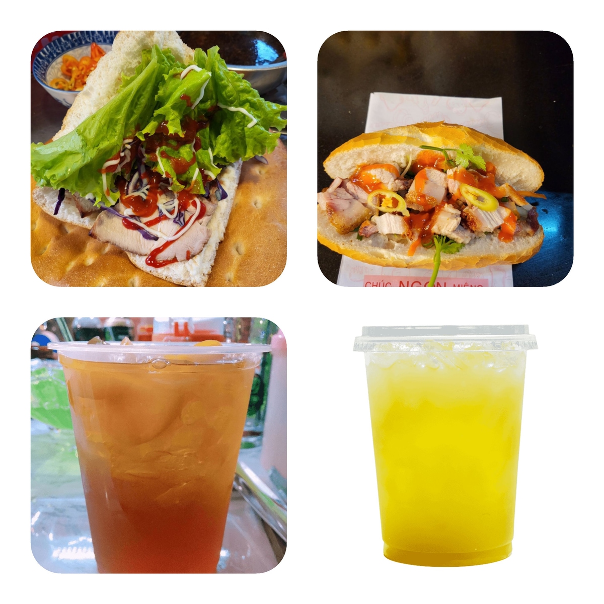 Combo Thổ nhĩ kỳ + Heo quay + Hồng Trà + Nước mía 