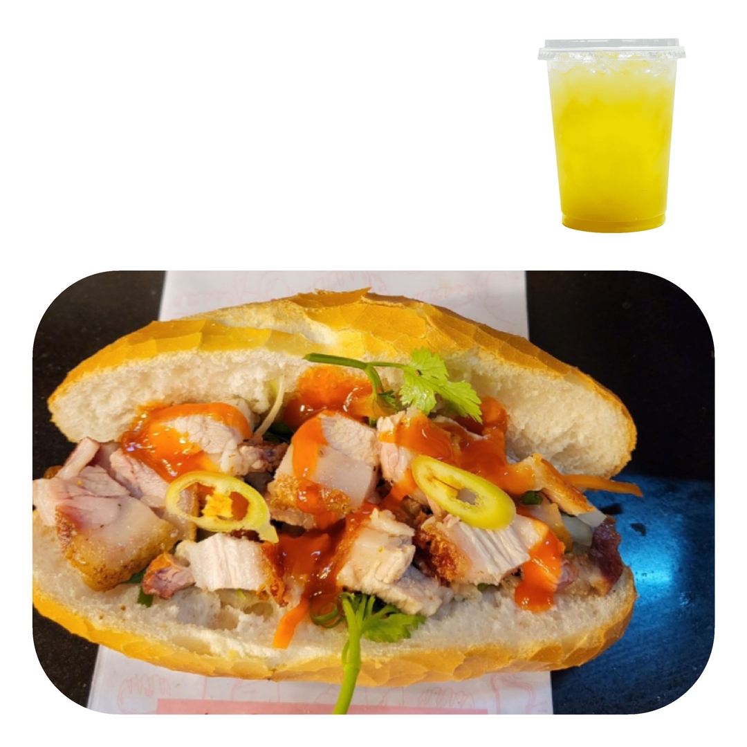 Combo Heo quay + Nước mía