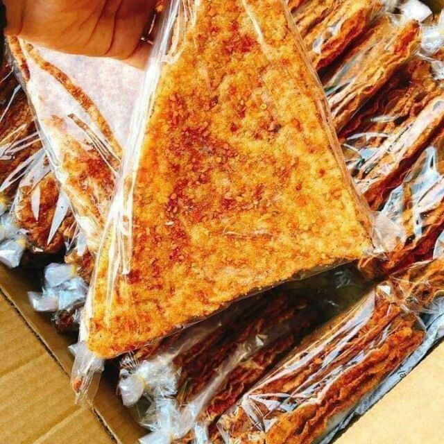 3 bịch bánh tráng khô bò