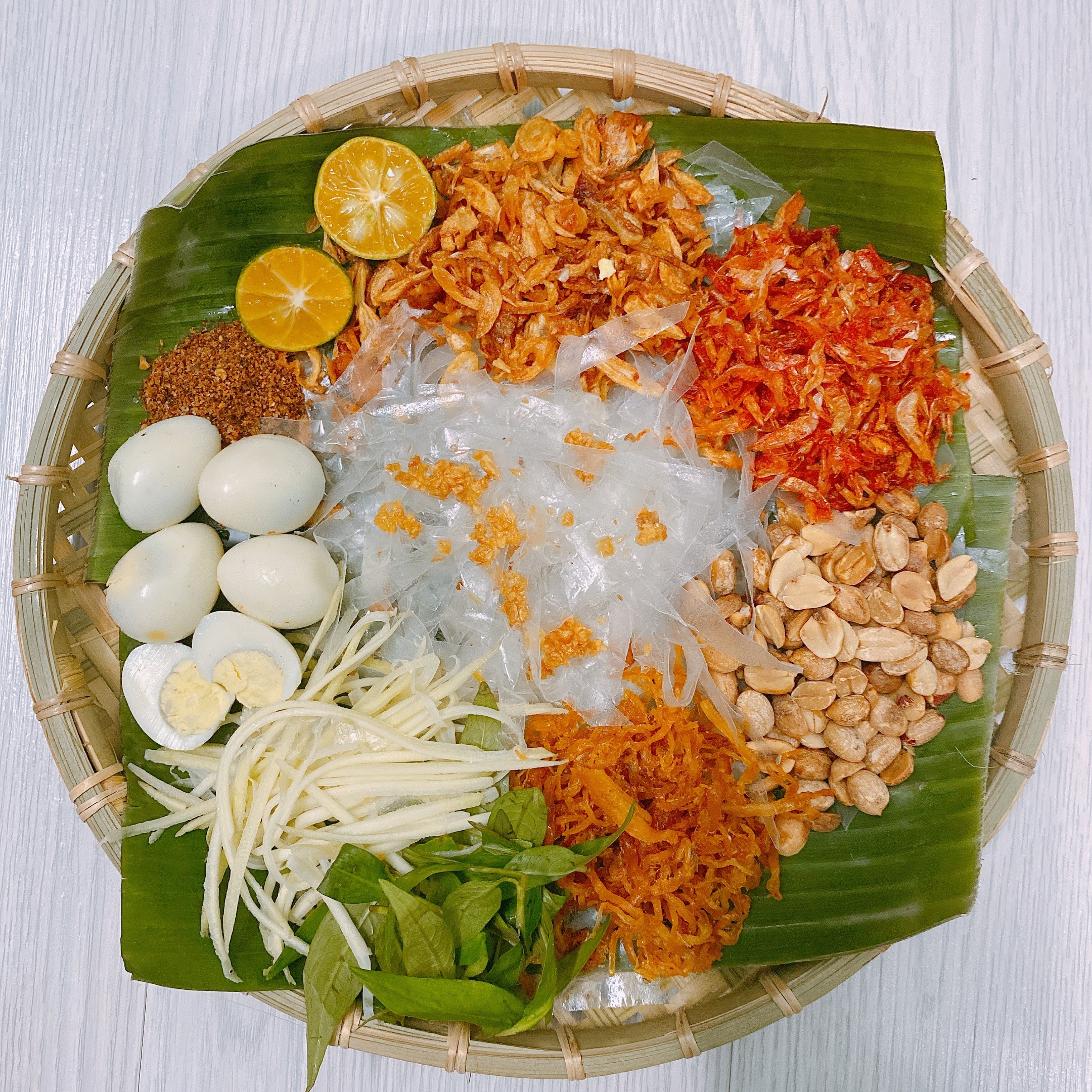 Hình ảnh Bánh Tráng Trộn Kim Ngân