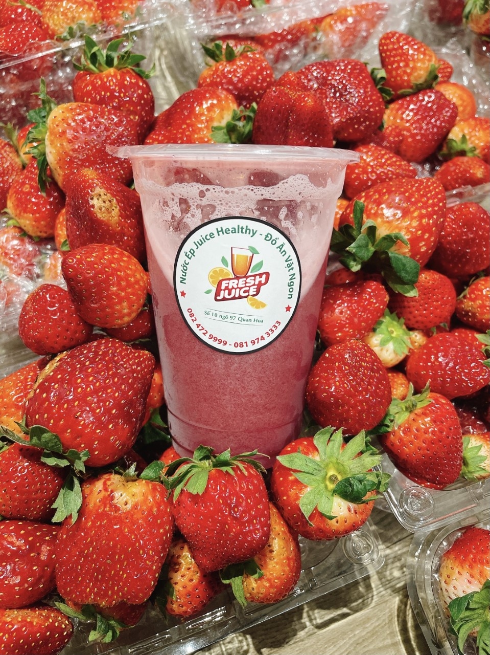 Hình ảnh Nước Ép Juice Healthy - Nước Ép Hoa Quả Sạch Nguyên Chất - Quan Hoa