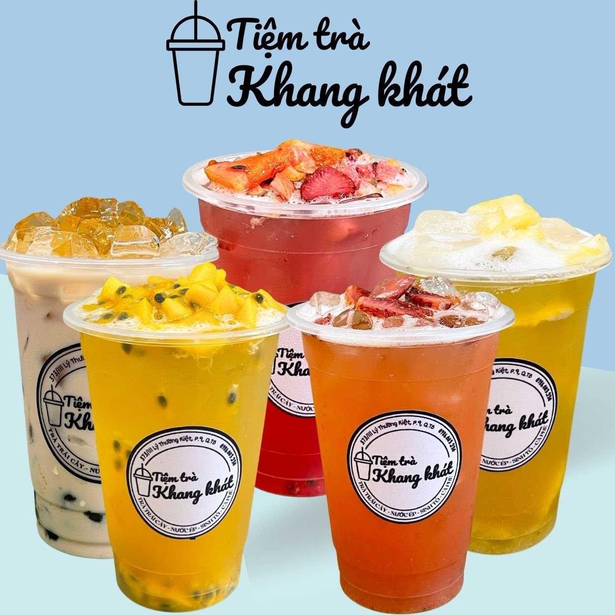 Hình ảnh Tiệm Trà Khang Khát - Trà Trái Cây & Nước Ép - Lý Thường Kiệt