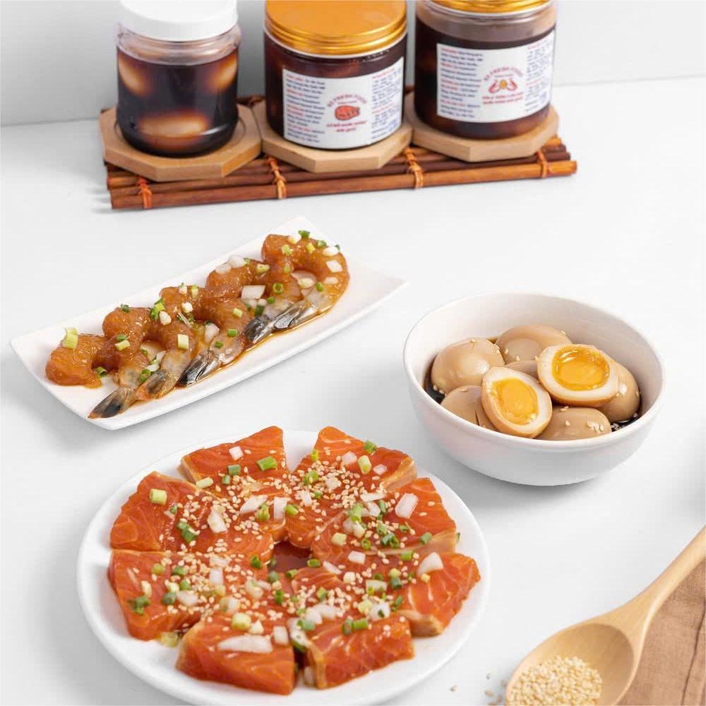 Hình ảnh Cá Hồi, Tôm & Trứng Ngâm Tương Hàn Quốc S2 Fresh Food - Đường Số 18