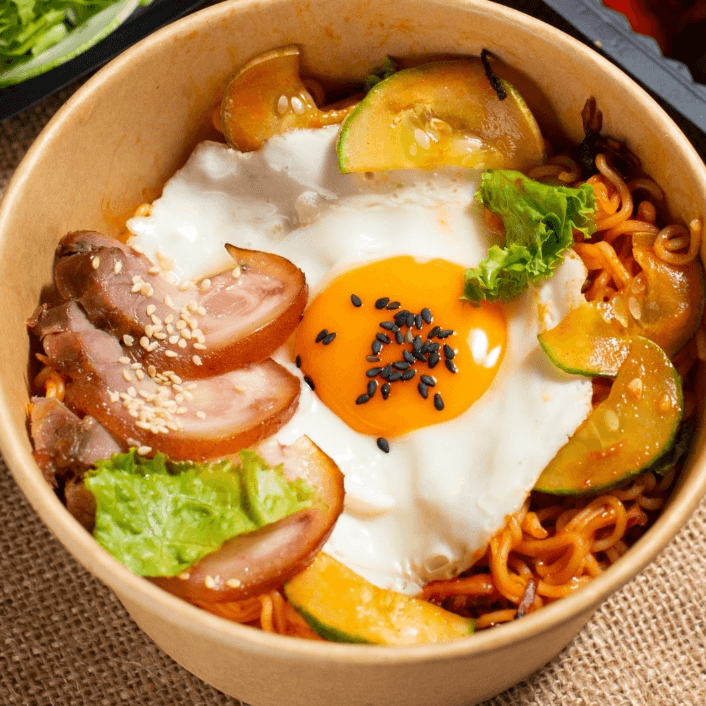 Hình ảnh Uri - Gà Hàn Quốc Mix 3 Vị & Mì Tương Đen - Tô Ngọc Vân