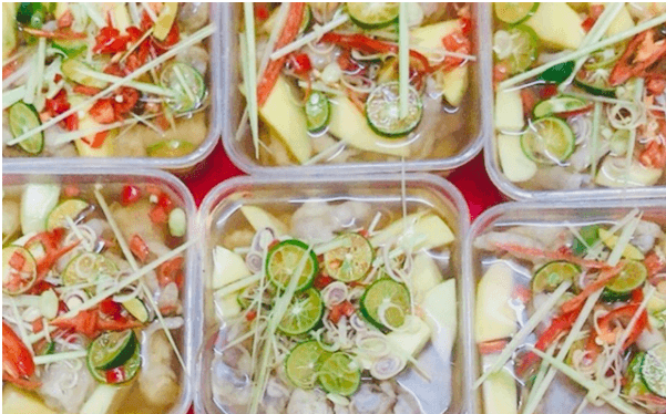 Hình ảnh Chân Gà Sả Tắc & Chân Gà Sốt Thái Ăn Vặt Cô Nga - Đội Cấn