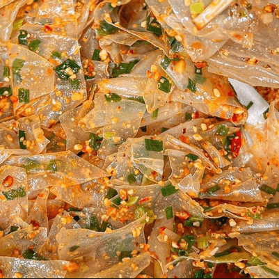 Hình ảnh Ăn Vặt Beo Nhí - Bánh Tráng Tỏi Ớt & Chân Gà Sốt Thái - Kênh Nước Đen
