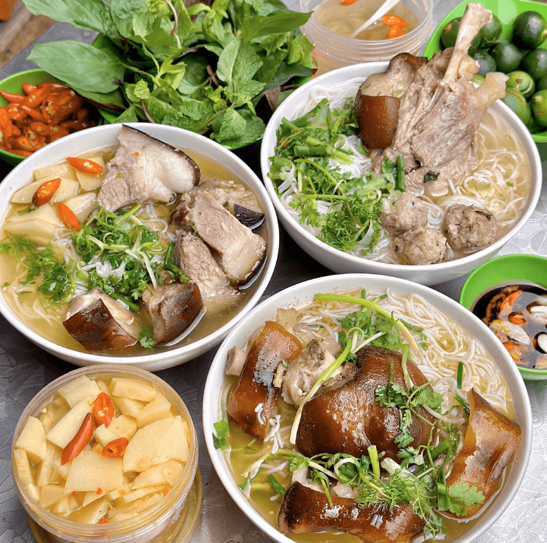 Hình ảnh Bún Chân Giò Tăm Cô Ý - Đặc Sản Nam Định - Xã Đàn