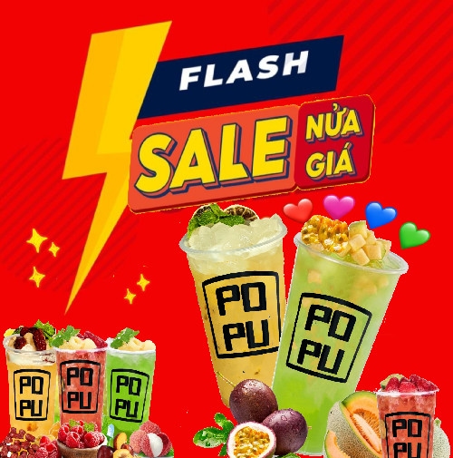 Hình ảnh Trà Trái Cây Tươi Popu & Trà Sữa- Lê Quang Định